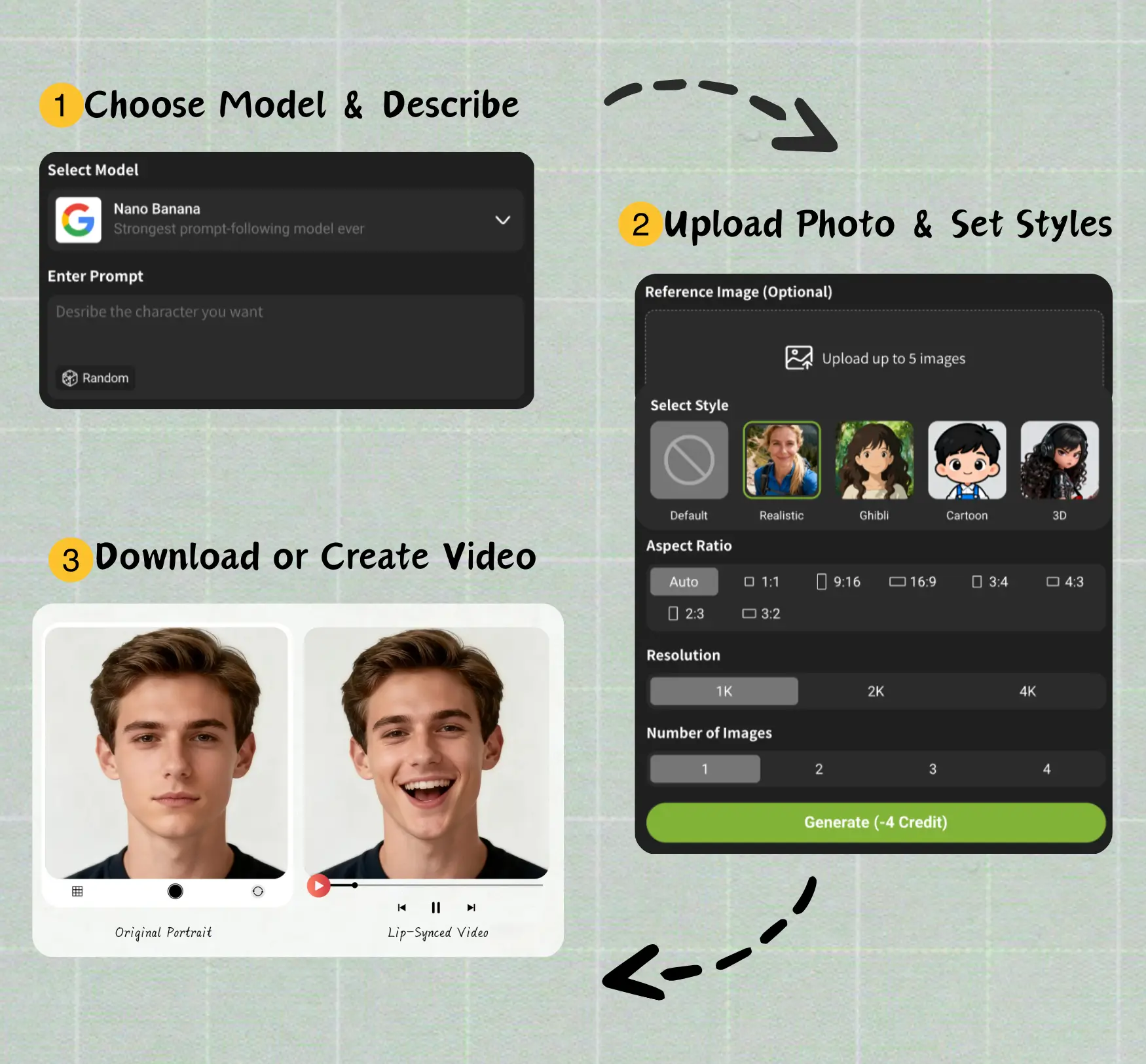 3 Steps to Create an AI Portrait