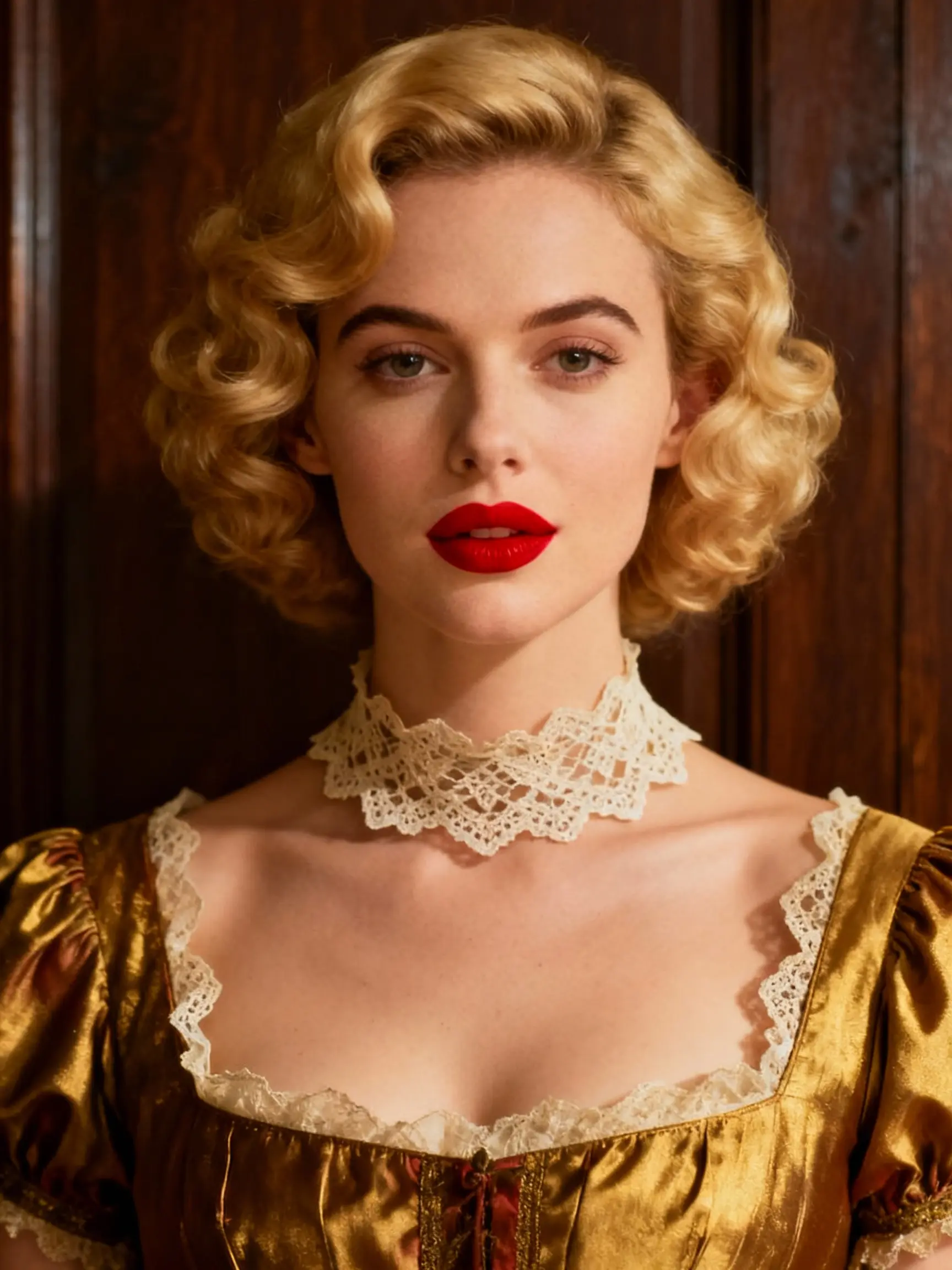 Vintage style portrait example