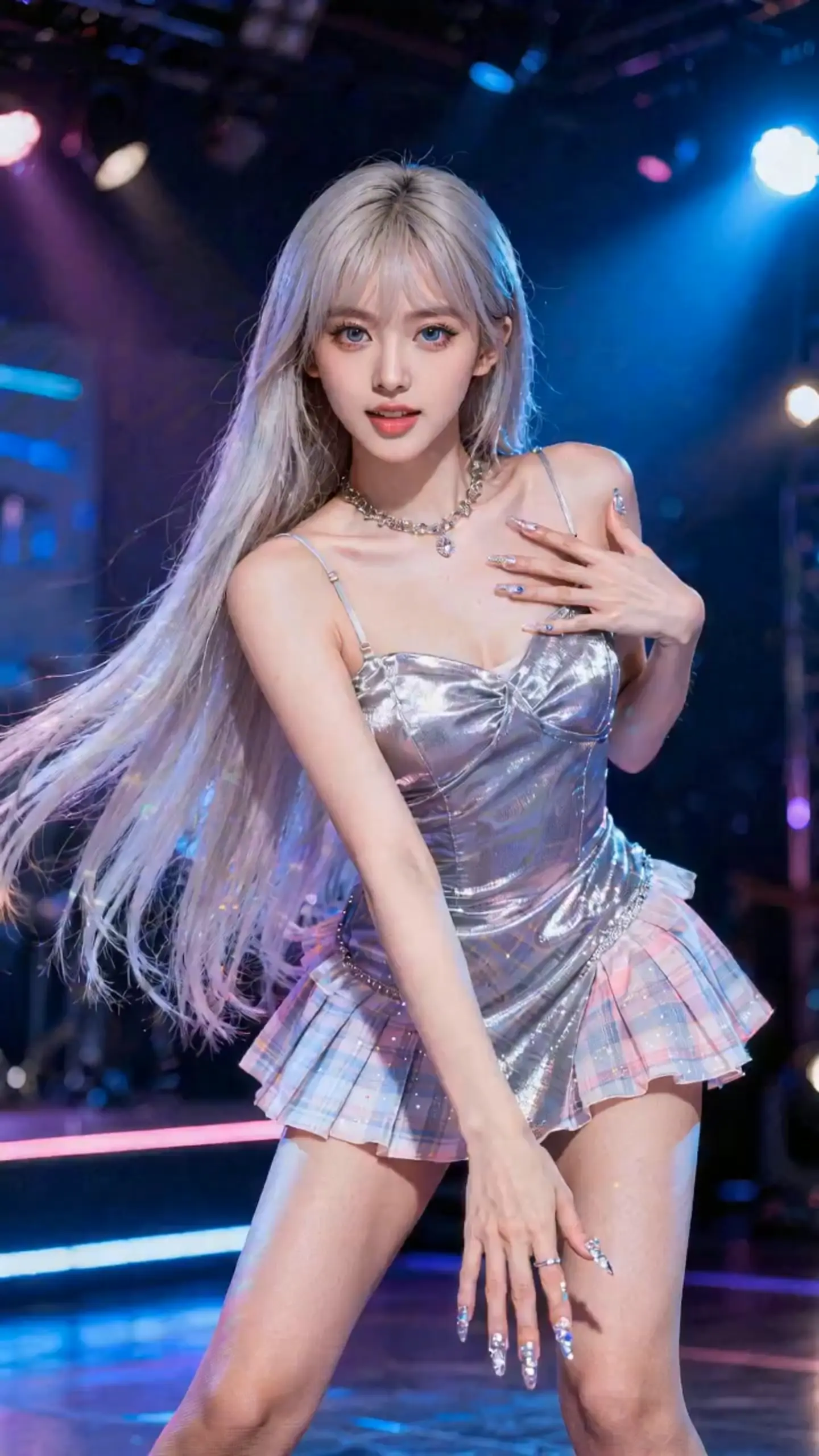 AI idol stage performance created with Seedance AI